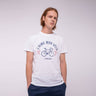 Arcy J'aime mon vélo (I Like My Bike) Model 2 - White Round collar t-shirt in recycled cotton - The Good Chic