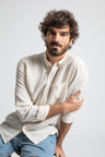 Bali Linen Shirt - Milk - The Good Chic