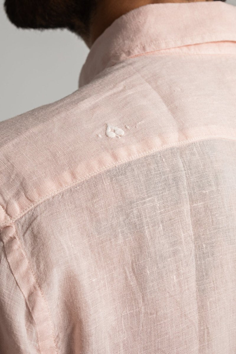 Bali Linen Shirt - Pink - The Good Chic