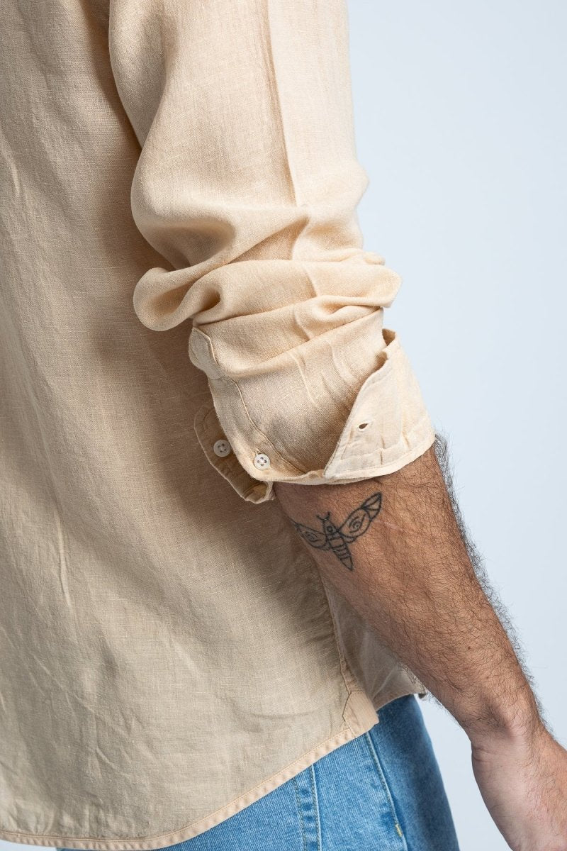 Bali Linen Shirt - Sand - The Good Chic