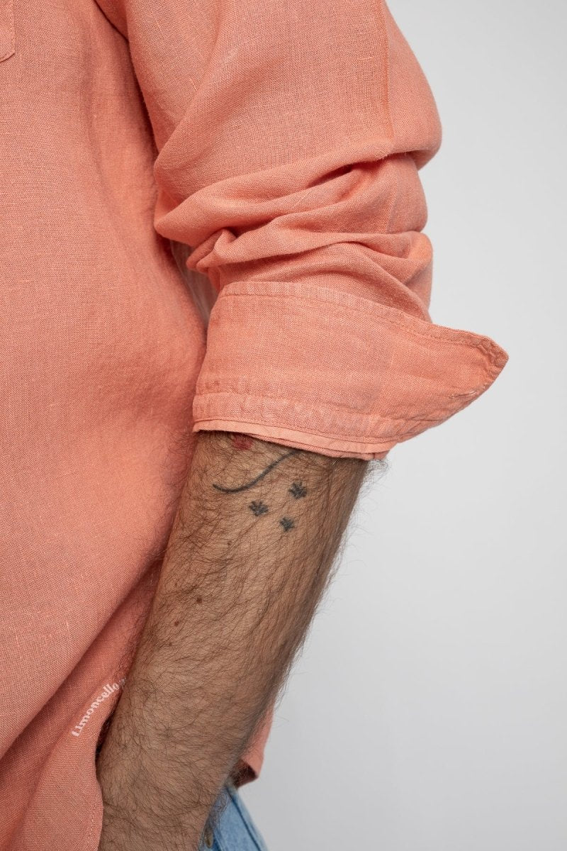 Bali Linen Shirt - Terracota - The Good Chic
