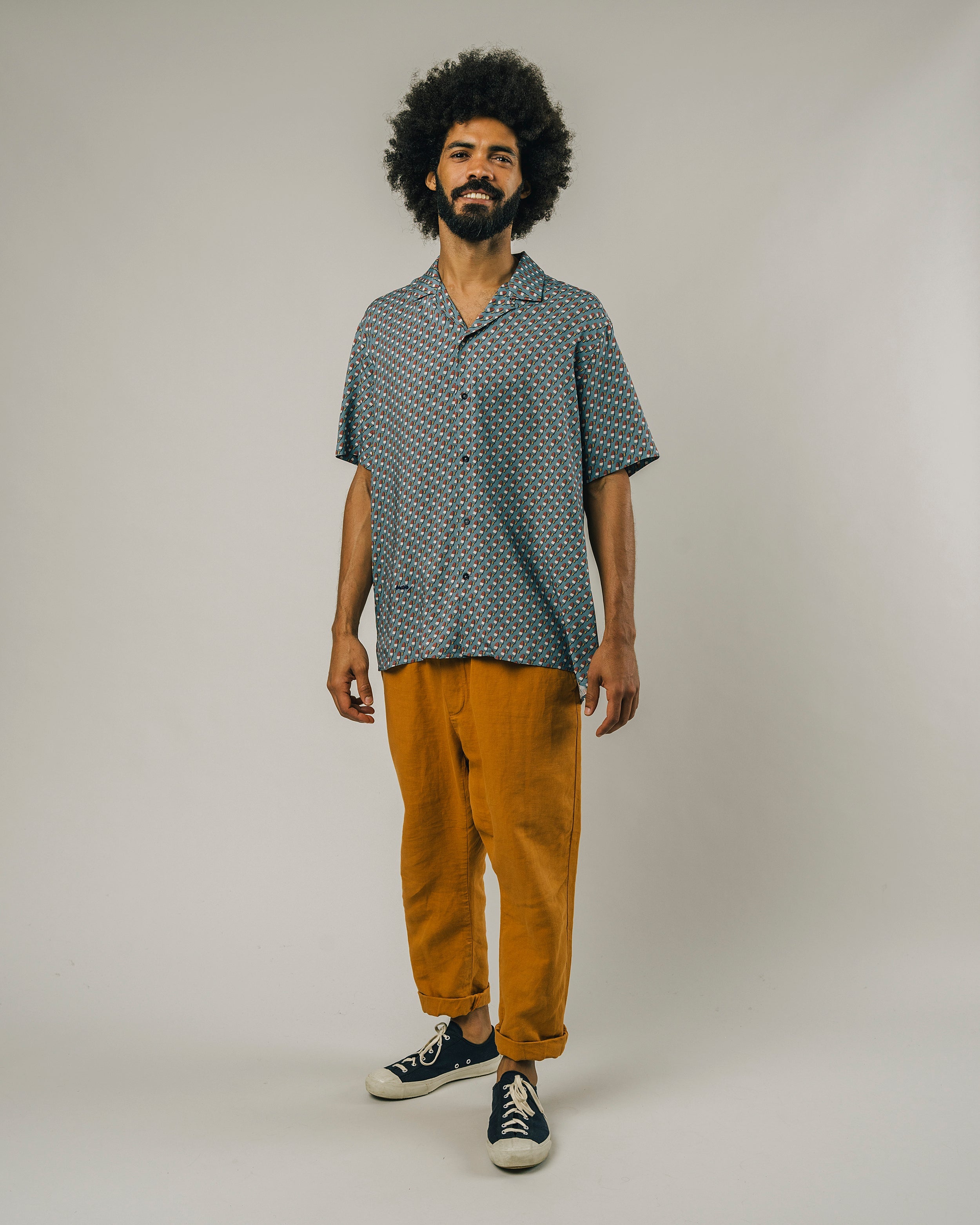 Brava - Gelati Aloha Shirt Blue - The Good Chic