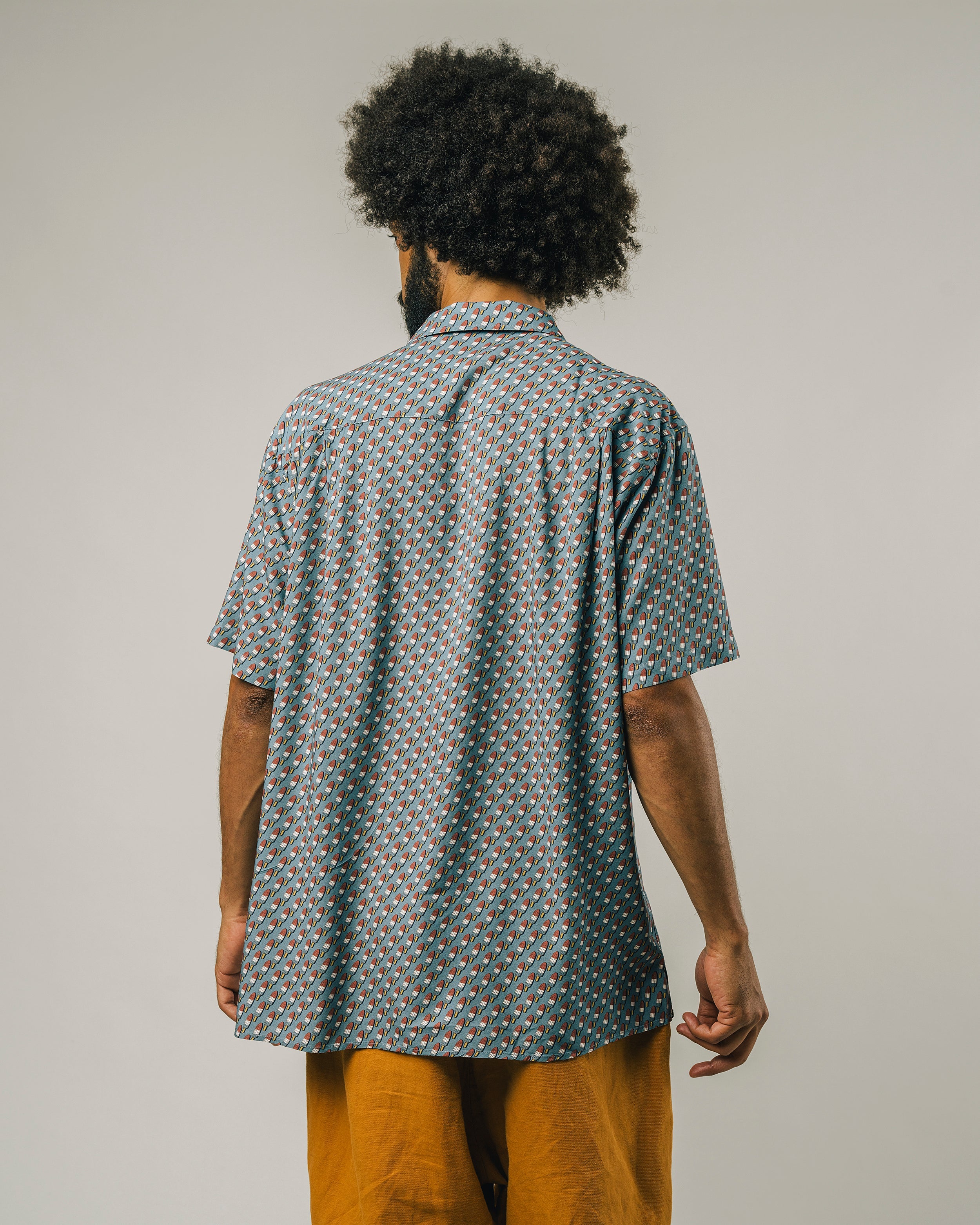 Brava - Gelati Aloha Shirt Blue - The Good Chic