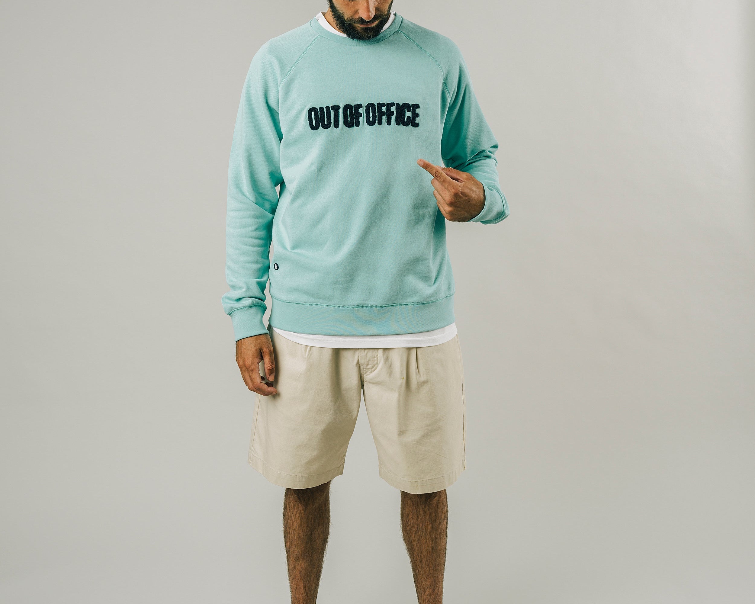Brava - Out of Office Sweatshirt Pool - The Good Chic