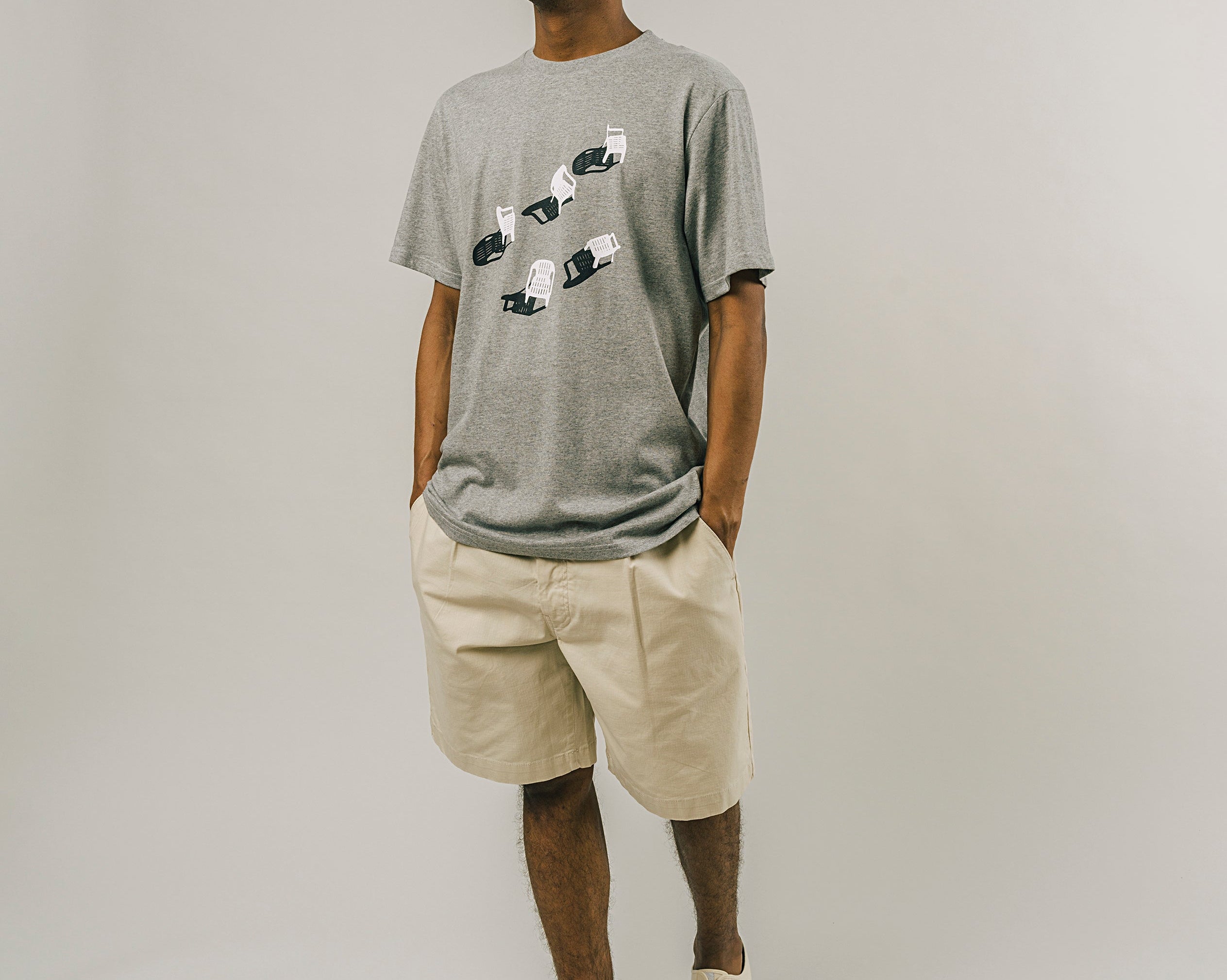 Brava - Terrace T-Shirt Grey - The Good Chic