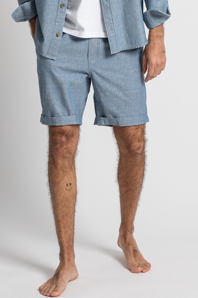 Carmel Oxxy Shorts - Blue - The Good Chic