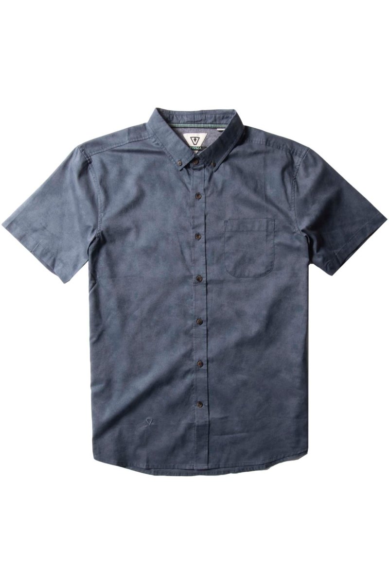 Center Line Eco SS Shirt Dark Denim - The Good Chic