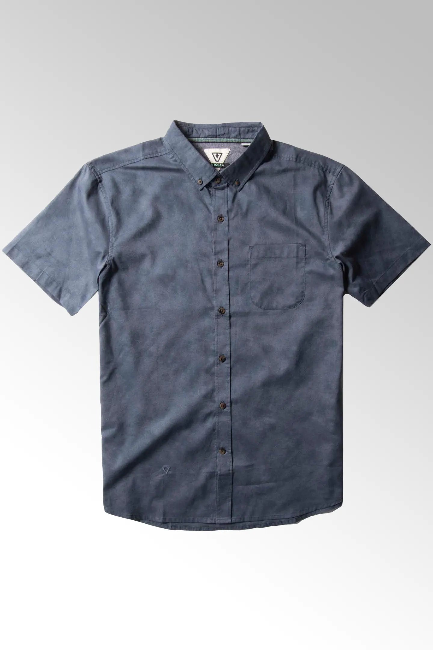 Center Line Eco SS Shirt Dark Denim - The Good Chic