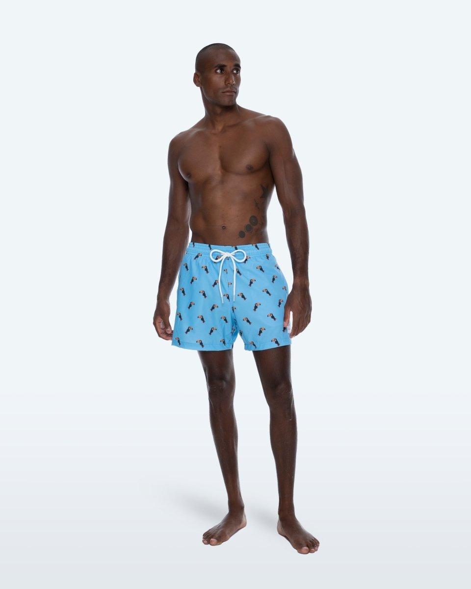 Charles Toucan Blue Swimshort - Good Chic