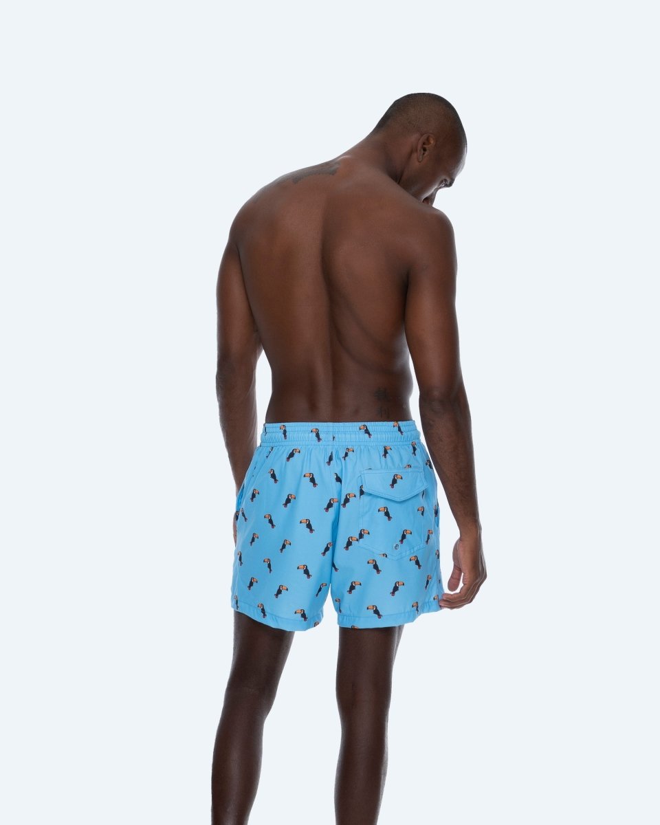 Charles Toucan Blue Swimshort - Good Chic
