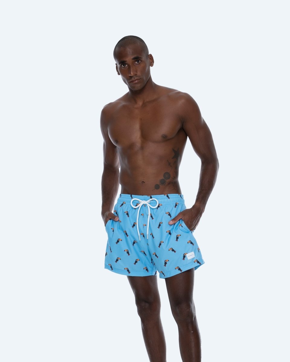 Charles Toucan Blue Swimshort - Good Chic