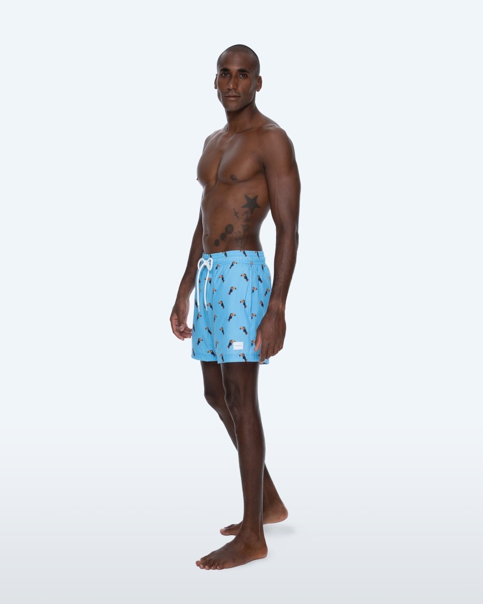 Charles Toucan Blue Swimshort - Good Chic