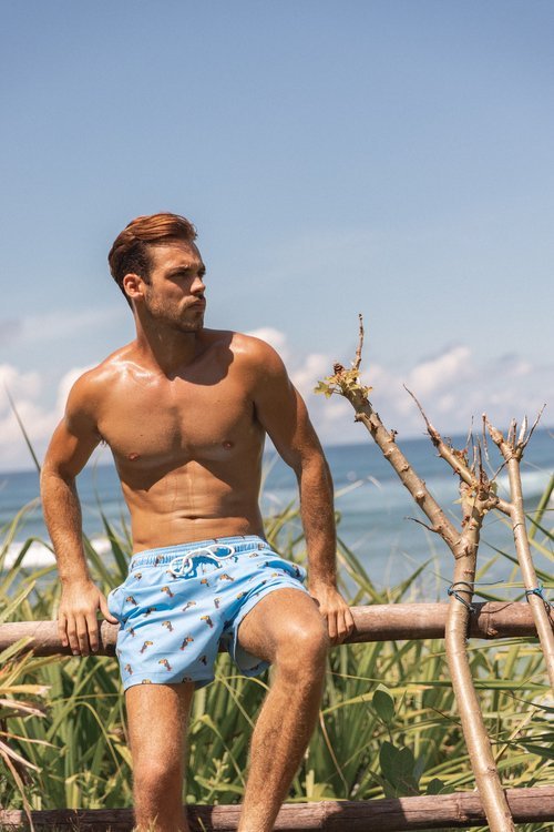 Charles Toucan Blue Swimshort - Good Chic