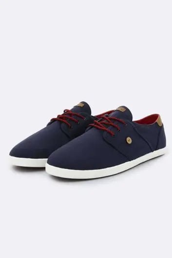 Cypress - Navy Blue Cotton Trainers - The Good Chic