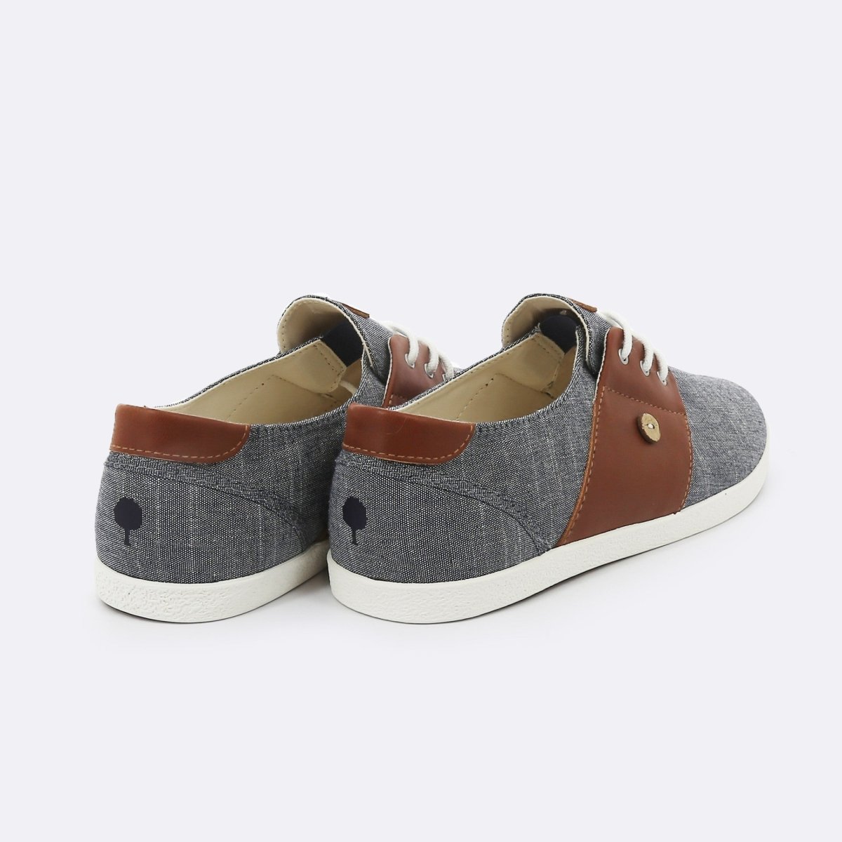 Cypress - Navy Cotton Trainers - Good Chic