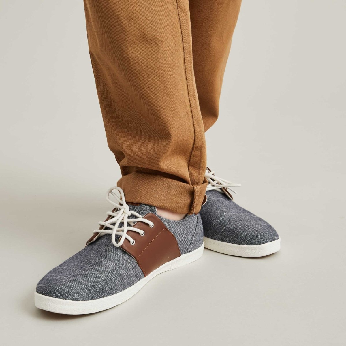 Cypress - Navy Cotton Trainers - Good Chic