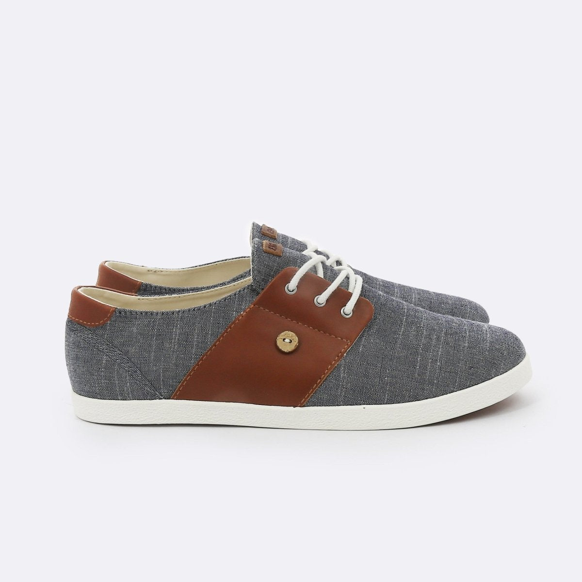 Cypress - Navy Cotton Trainers - Good Chic
