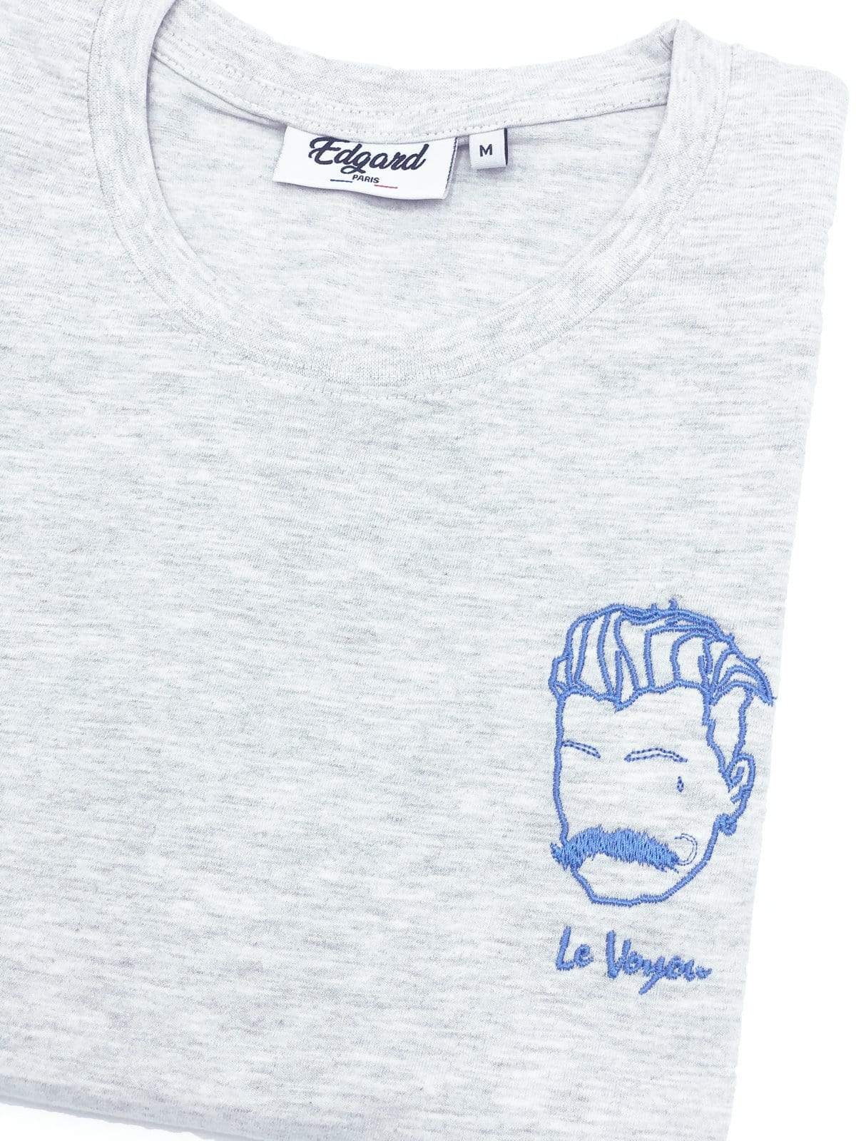 Edgard - Grey T Shirt - Le Voyou (The Thug) - The Good Chic