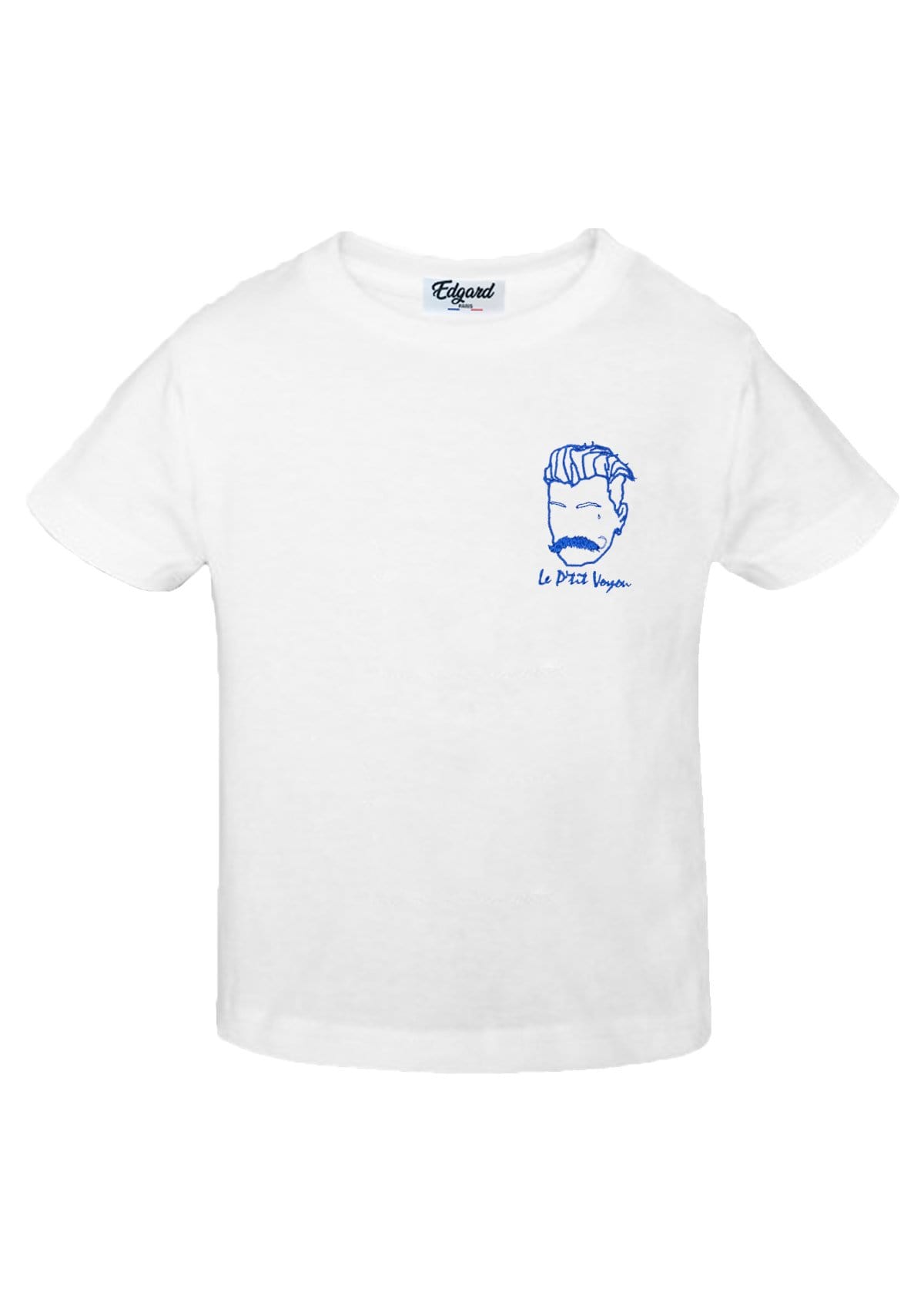 Edgard Kids - White T-Shirt - Le petit Voyou (The Little Thug) - The Good Chic