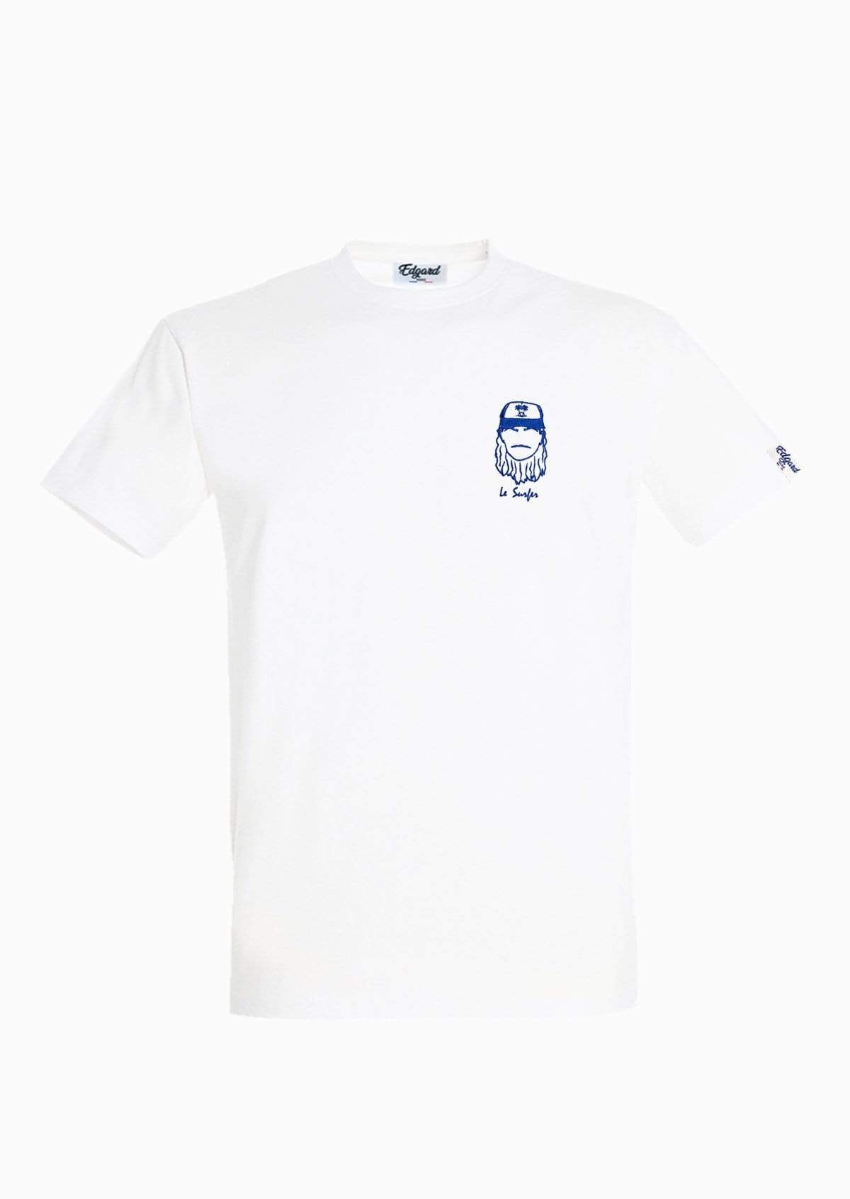 Edgard - White T Shirt - Le Surfer (The Surfer) - The Good Chic