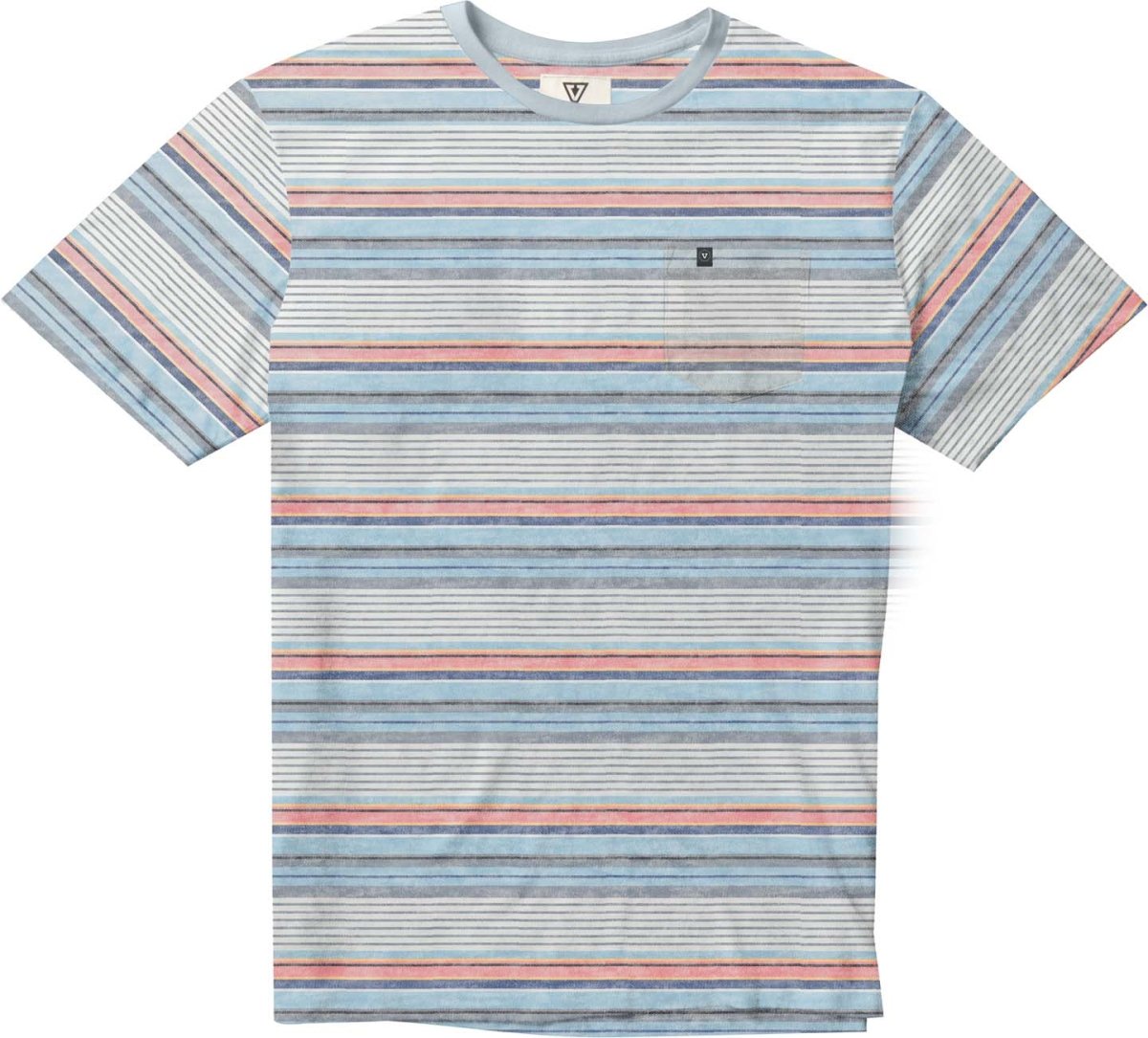 Eventide SS PKT Tee Seaside Heather - The Good Chic