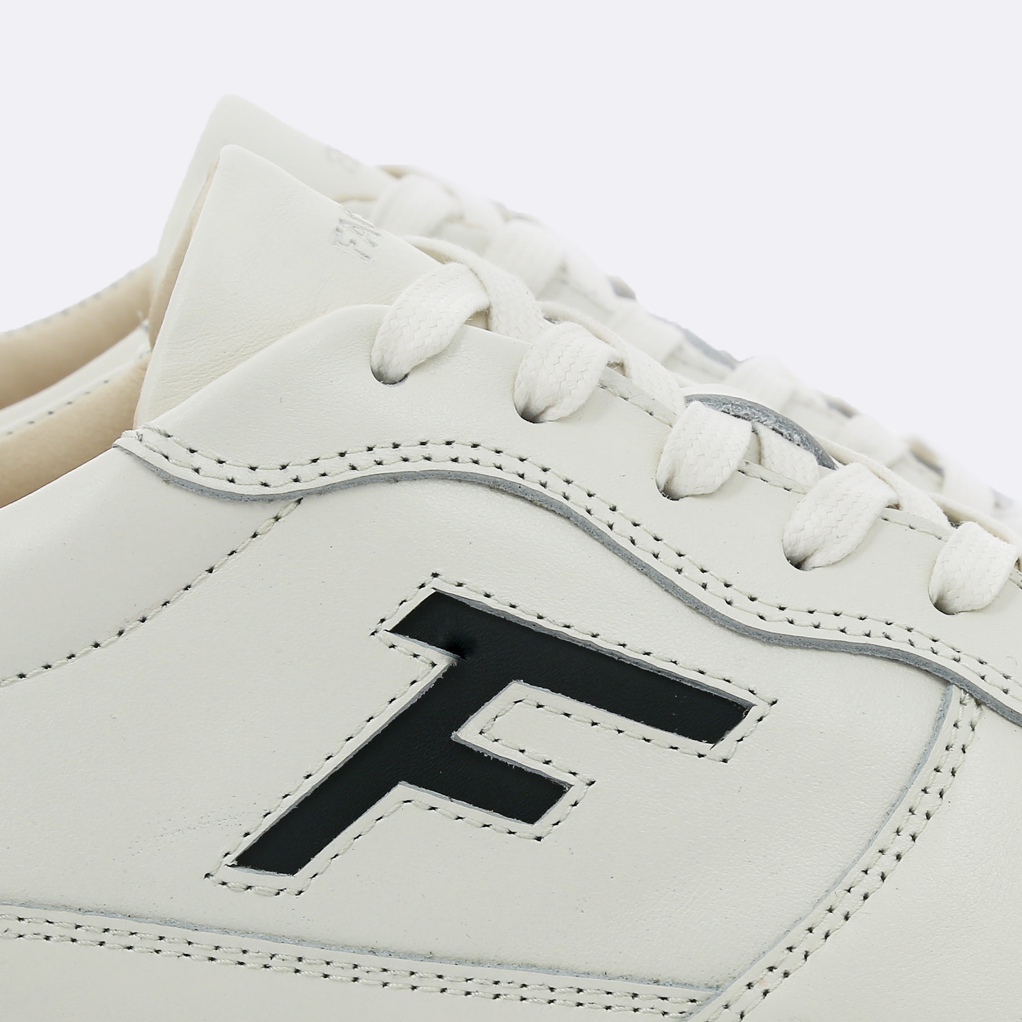 Faguo - Alder Ecru & Orange Sneakers in Recycled Tennis Balls - The Good Chic