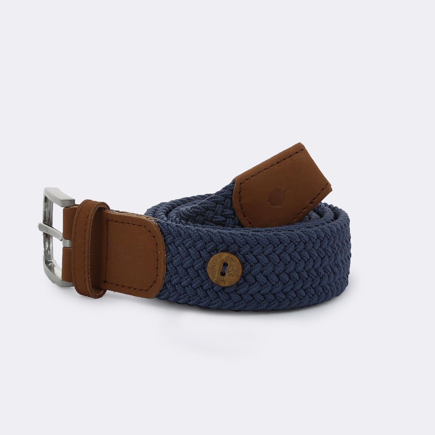 Faguo - Blue belt in recycled polyester - The Good Chic