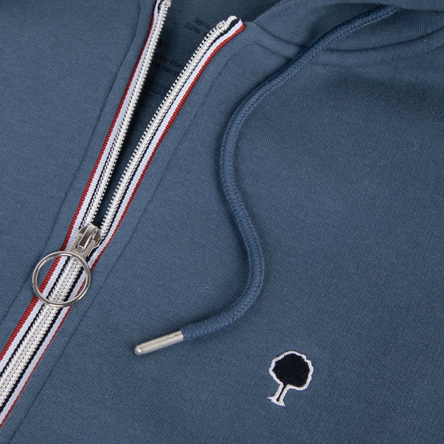 Faguo - Blue hoodie in cotton - Mesnil - The Good Chic