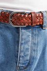 Faguo - Camel belt in leather - The Good Chic