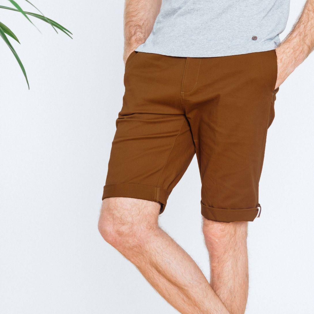 Faguo - Camel Cotton Shorts - Saulieu - The Good Chic