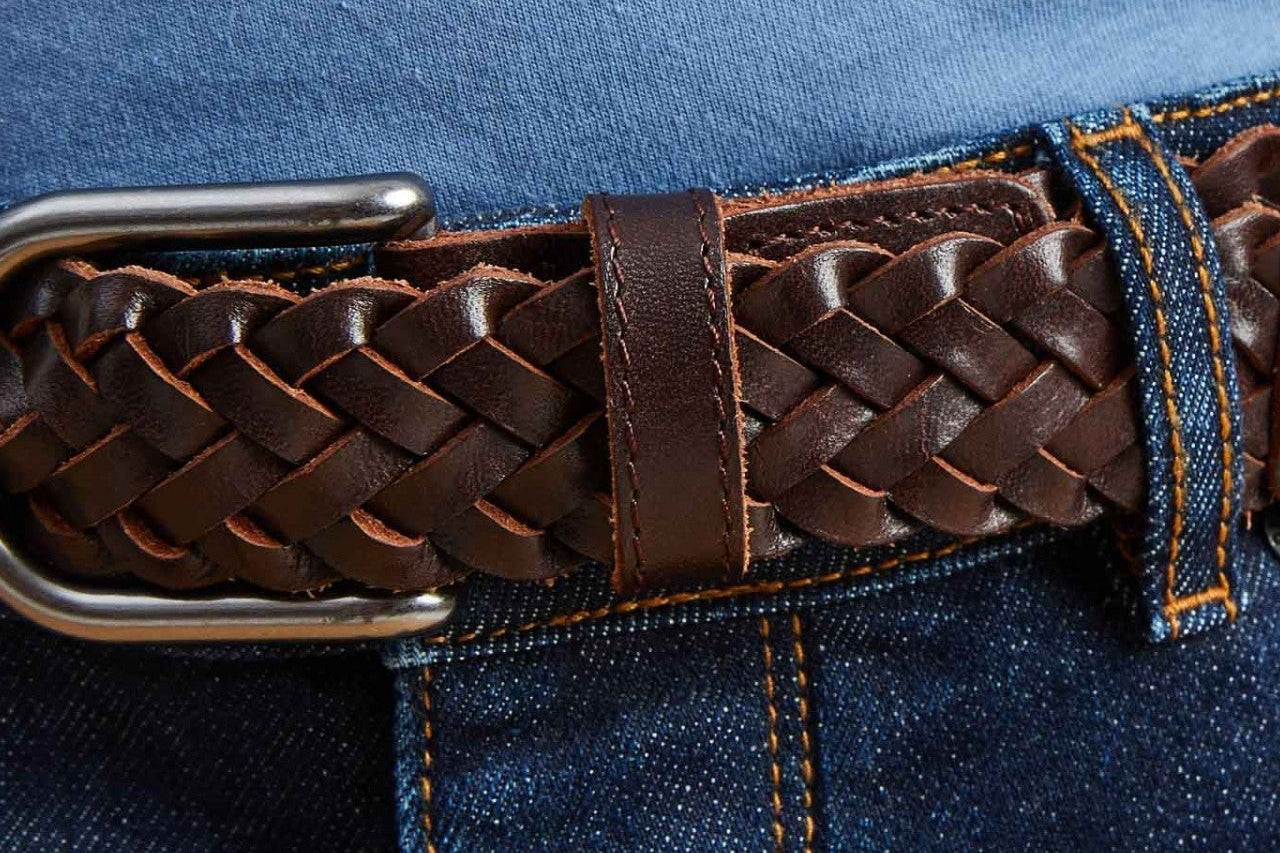 Faguo - Dark brown belt in leather - The Good Chic