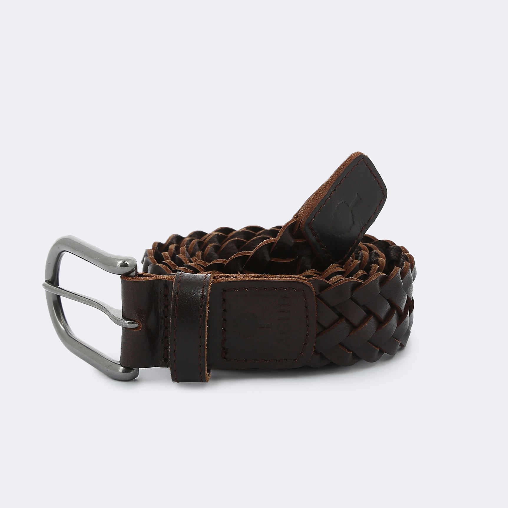 Faguo - Dark brown belt in leather - The Good Chic