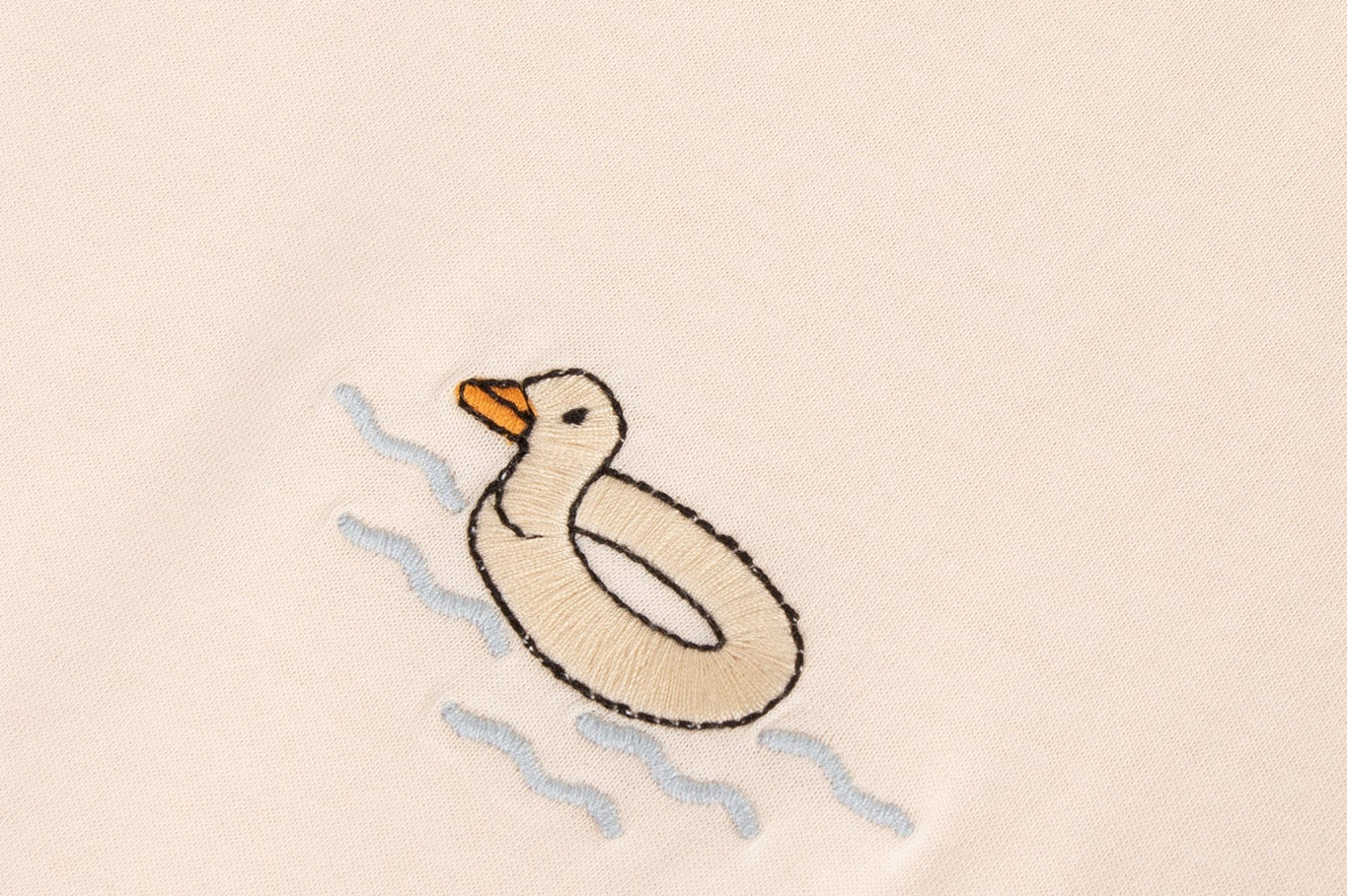 Faguo - Ecru t-shirt in recycled cotton Duck - Arcy - The Good Chic