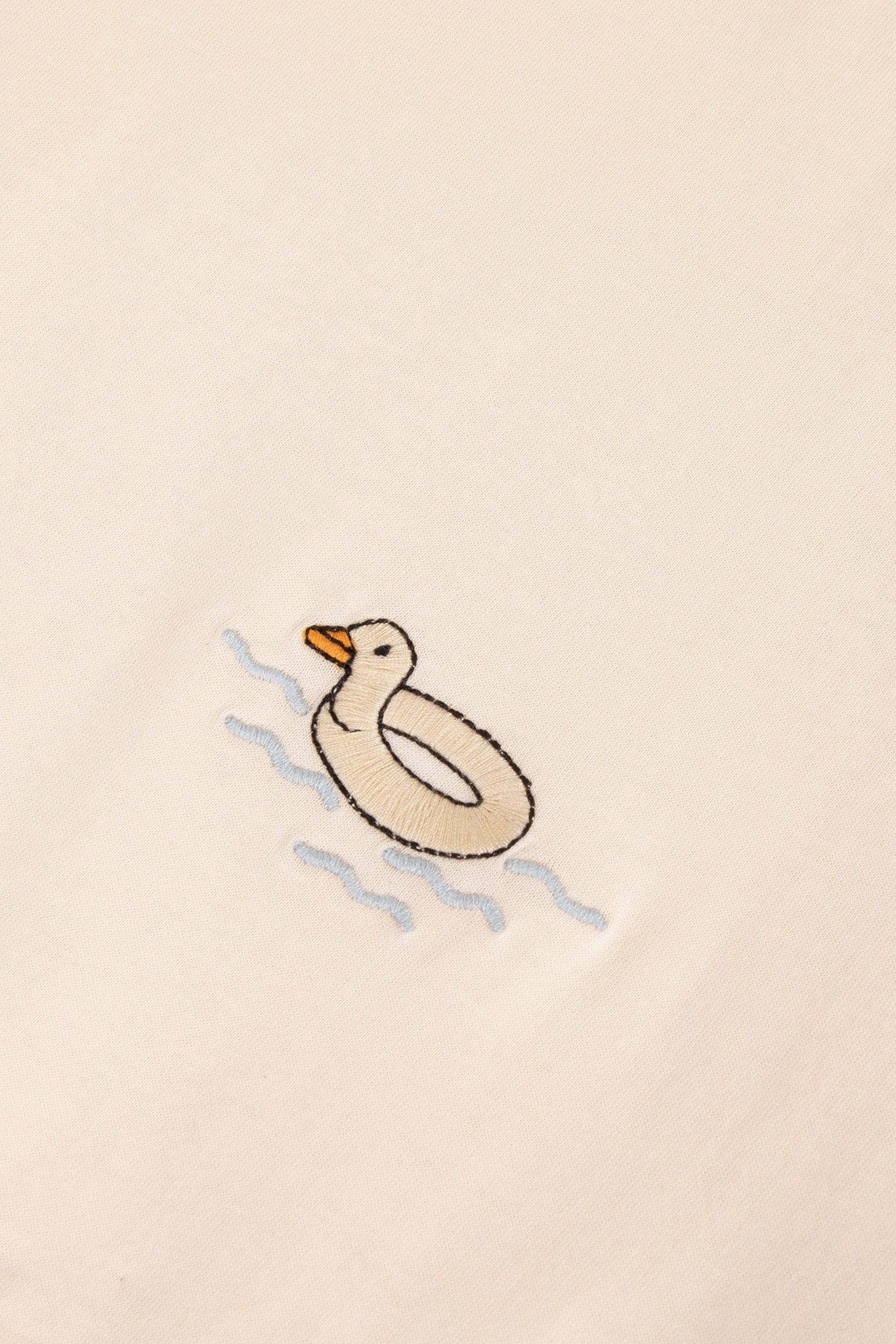 Faguo - Ecru t-shirt in recycled cotton Duck - Arcy - The Good Chic