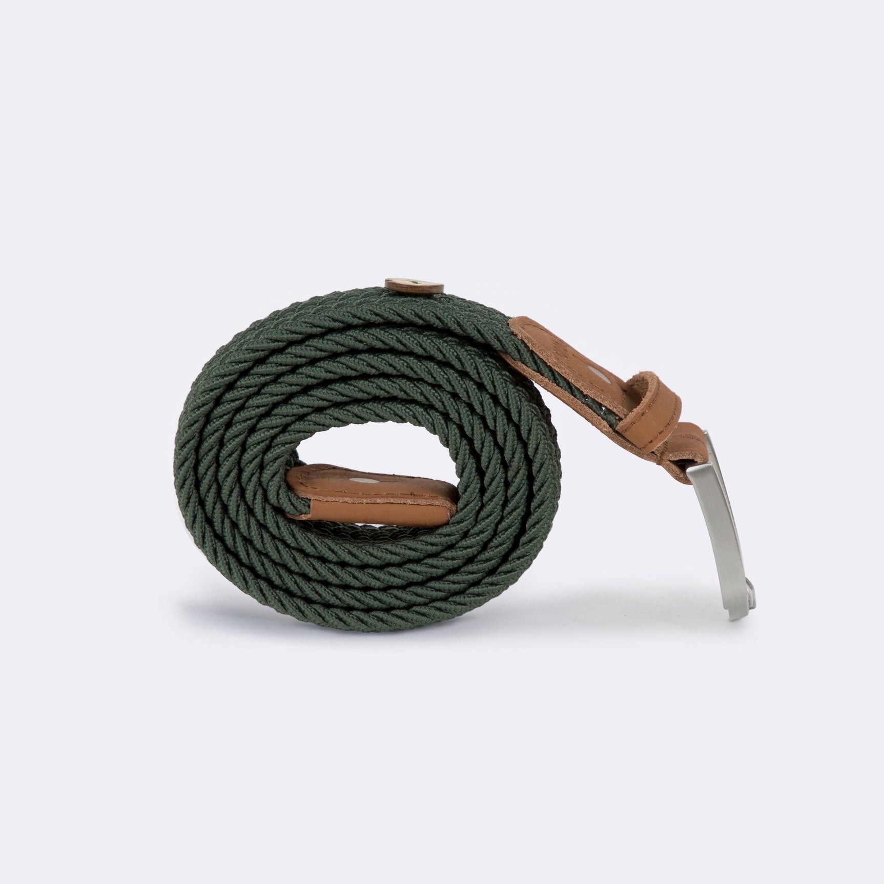 Faguo - Kaki belt in recycled polyester - The Good Chic