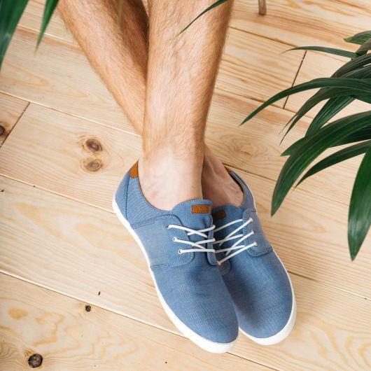 FAGUO blue shoes for men worn