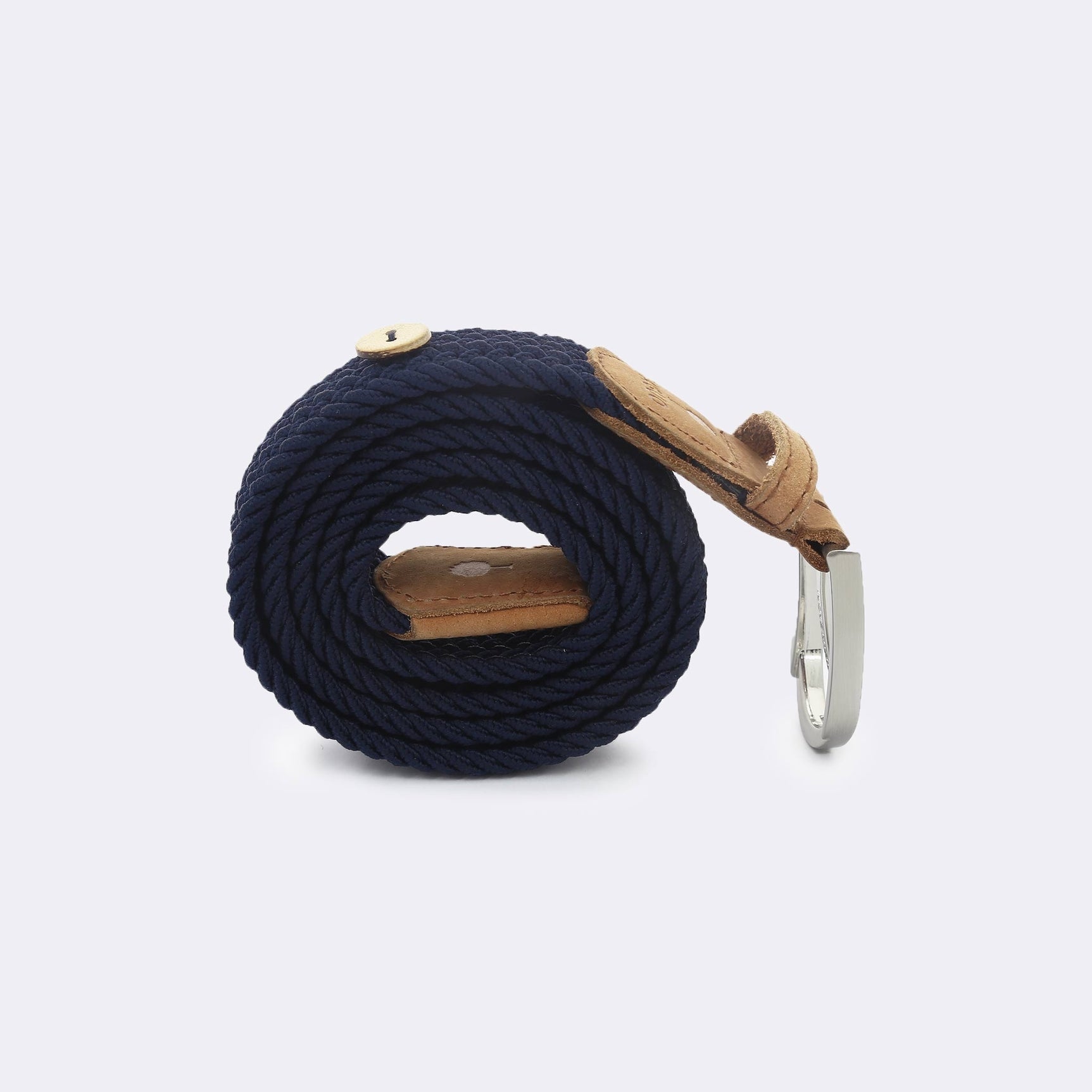 Faguo - Navy belt in recycled polyester - The Good Chic