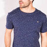 Faguo - Navy Blue Cotton Jersey T Shirt - The Good Chic