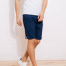 Faguo - Navy Blue Cotton Shorts - Saulieu - The Good Chic