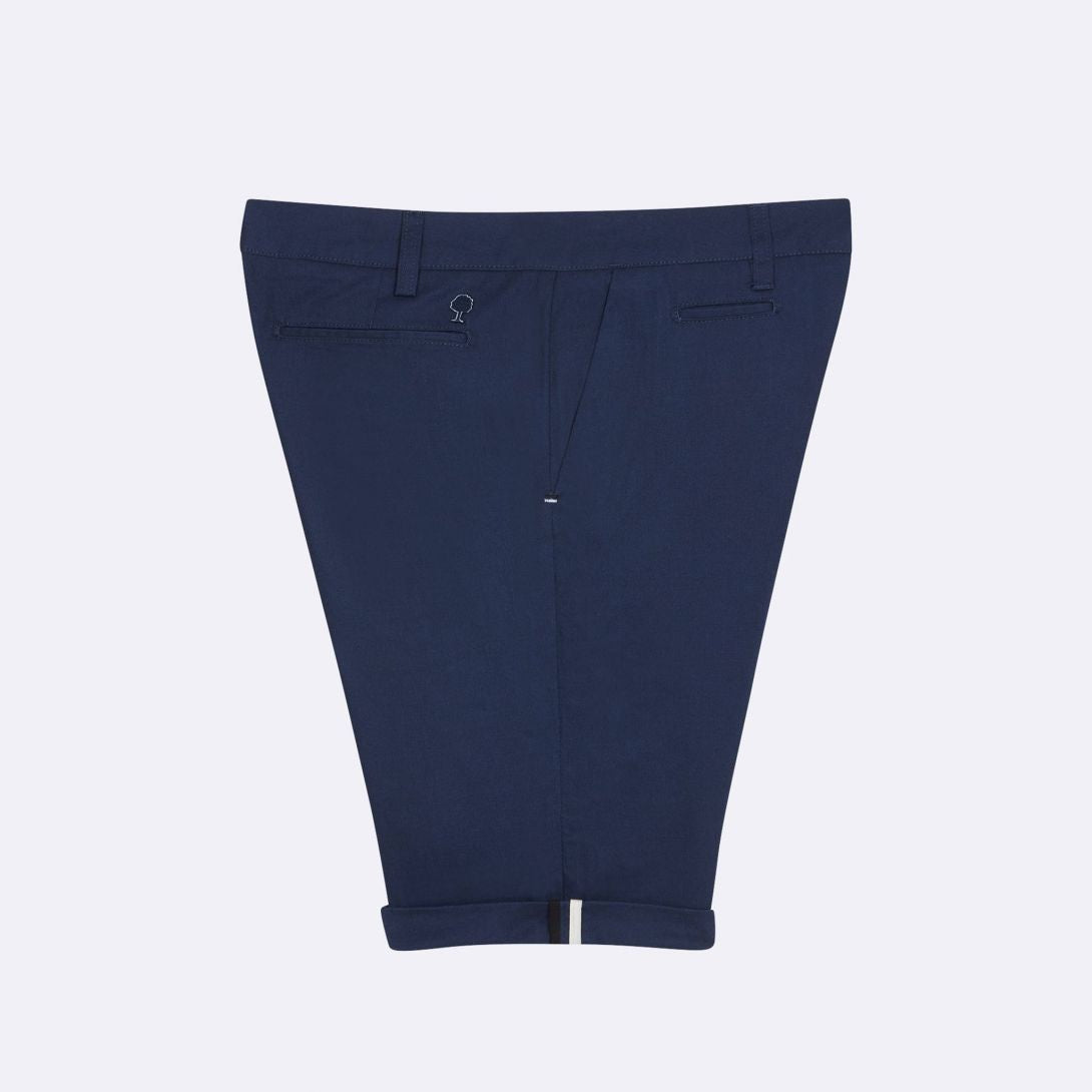 Faguo - Navy Blue Cotton Shorts - Saulieu - The Good Chic