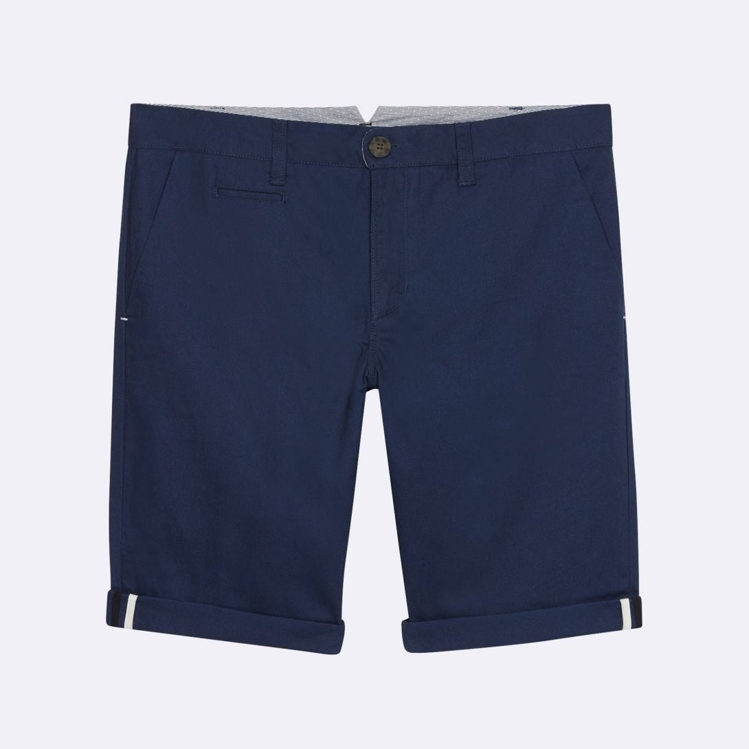 Faguo - Navy Blue Cotton Shorts - Saulieu - The Good Chic