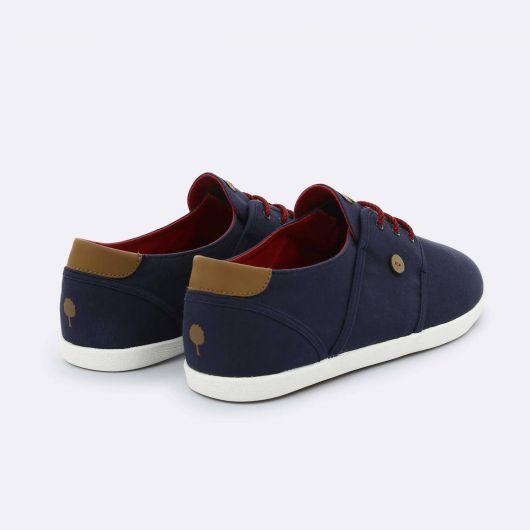 Faguo - Navy Blue Cotton Trainer - Cypress - The Good Chic