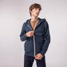 Faguo - Navy Blue hoodie in cotton - Mesnil - The Good Chic