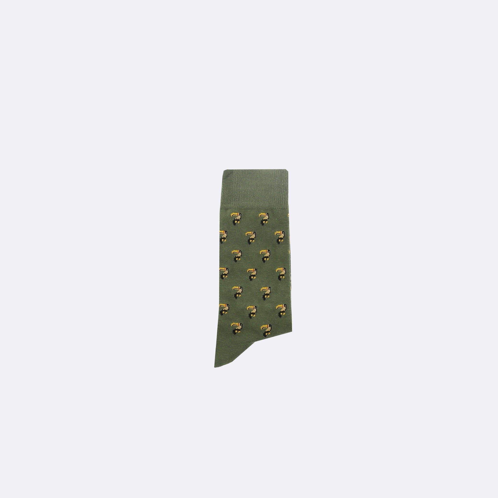 Faguo - Set of 3X Socks - Sand and Kaki with Bird and Palm Trees - The Good Chic