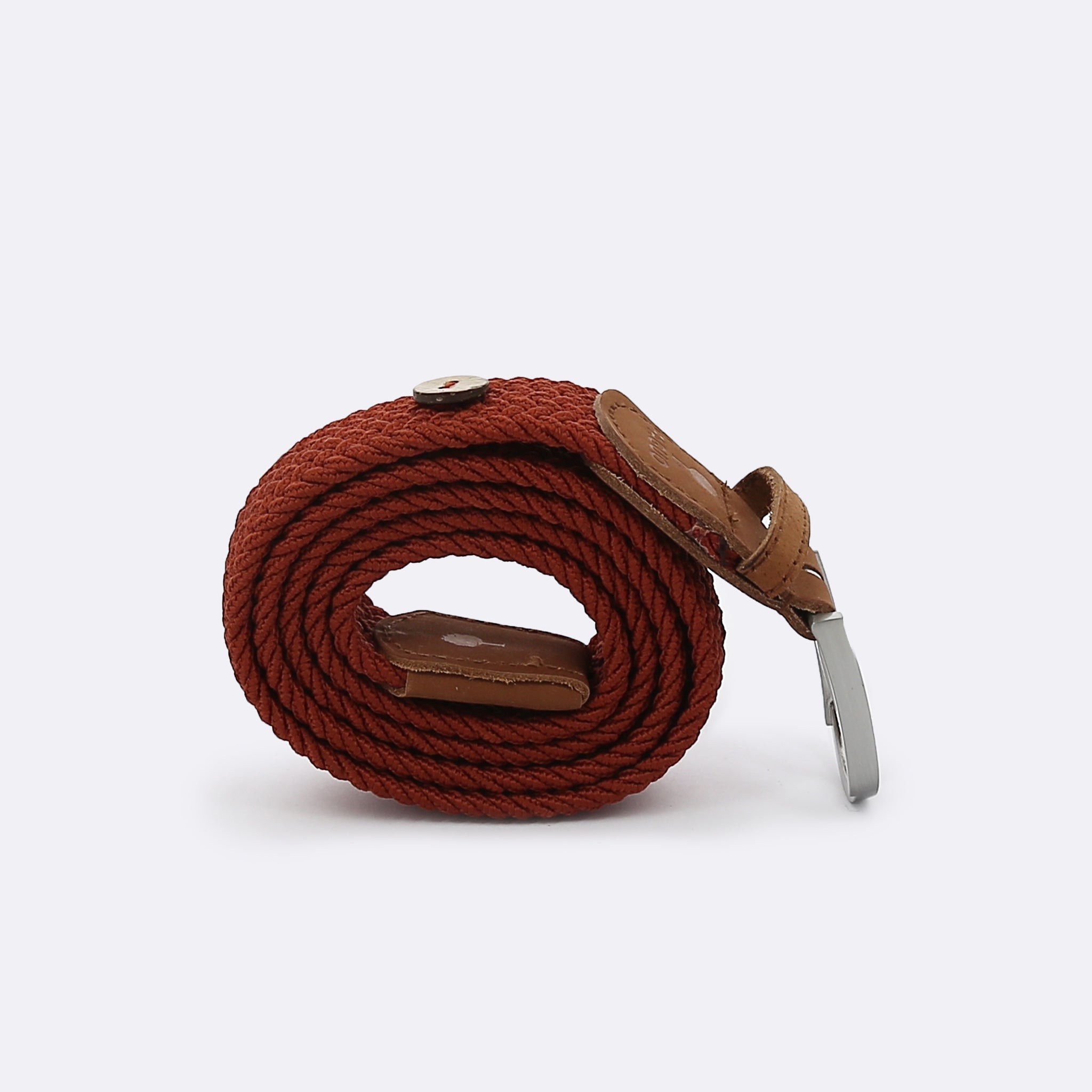 Faguo - Terracotta belt in recycled polyester - The Good Chic