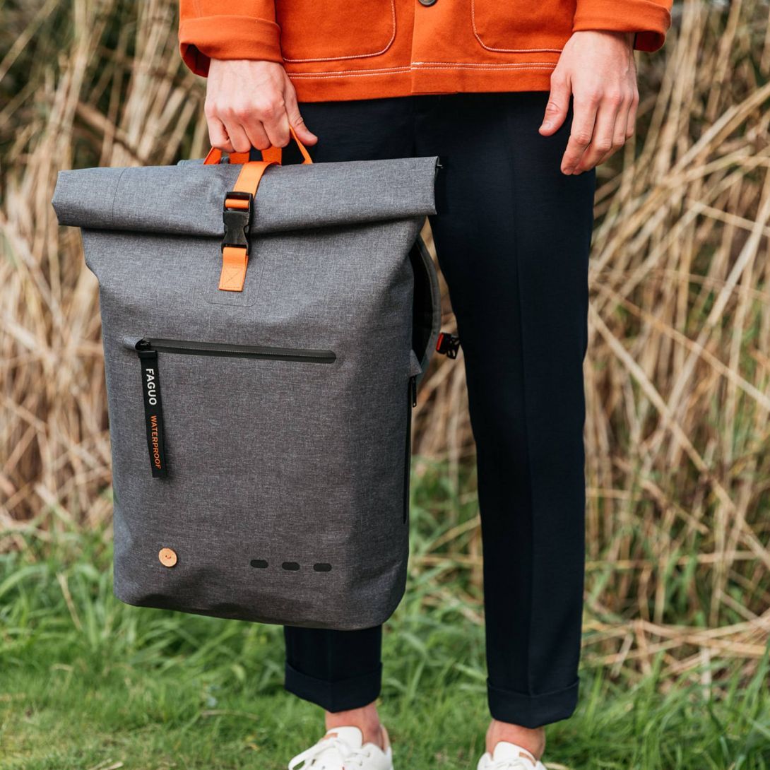Faguo - Waterproof Backpack in Recycled Polyester - The Good Chic