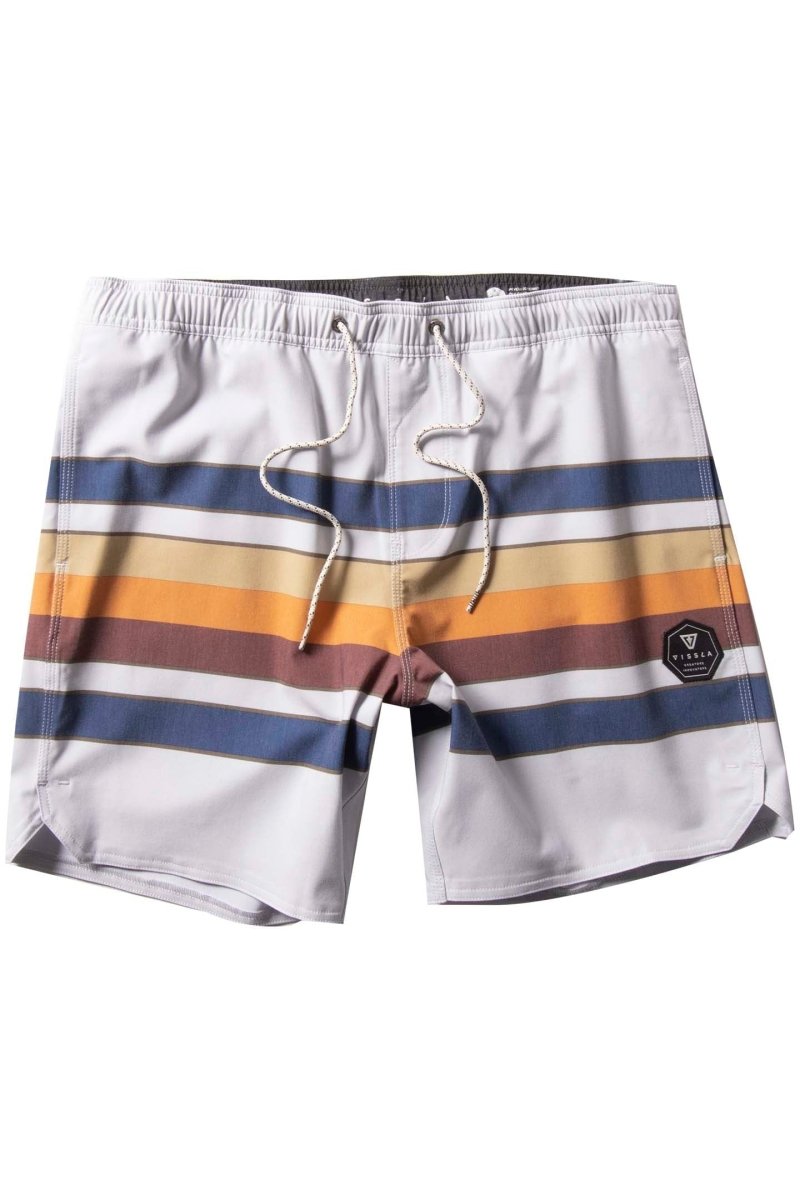 Fist Bump 17.5" Ecolastic Boardshort Grey Dawn - The Good Chic