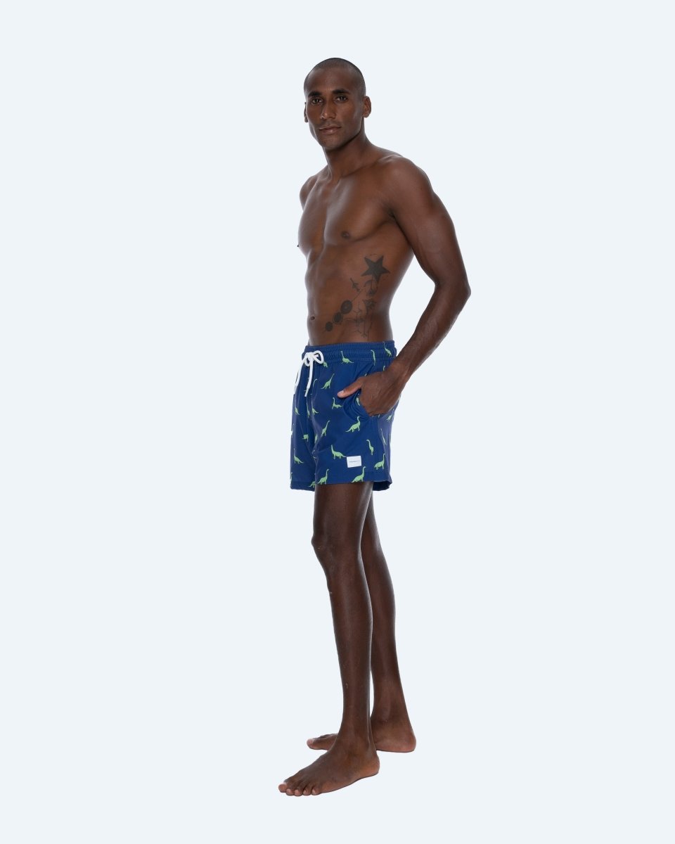 Fitzgerald Dino Blue Swimshort - Good Chic