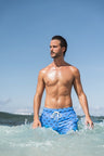 George Dachshund Dog Blue Swimshort - Good Chic