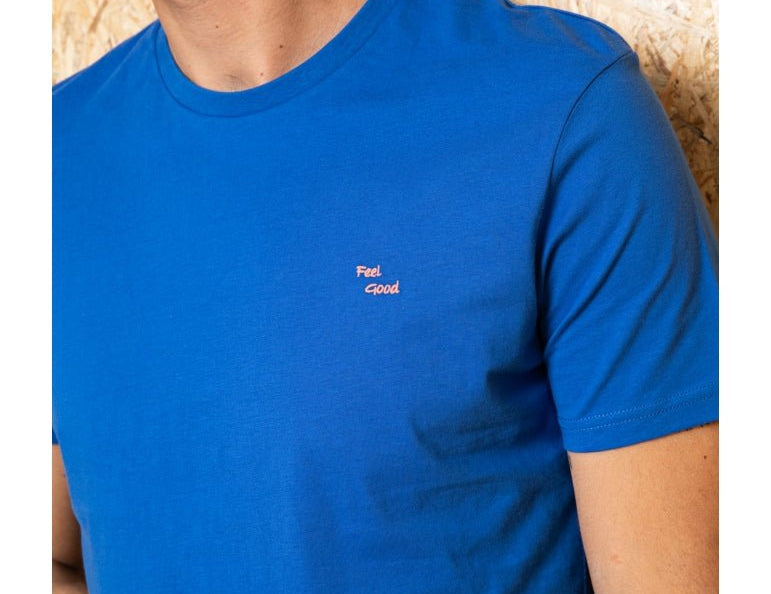 Jaqk - Blue T-Shirt - Feel Good - The Good Chic